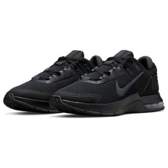 Nike Air Max Alpha Trainer 4 CW3396-002 Men's Triple Black Running Shoes ER224 - Picture 3 of 11